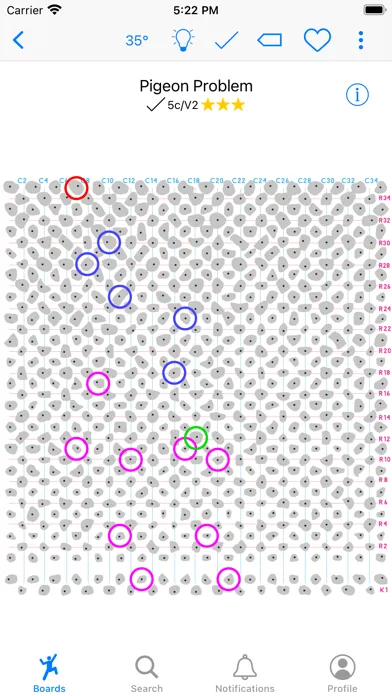 Touchstone Board Screenshots