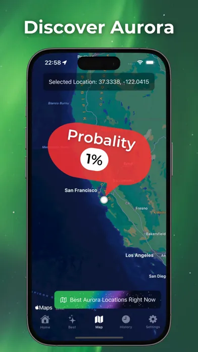Aurora Forecast Tracker 스크린샷