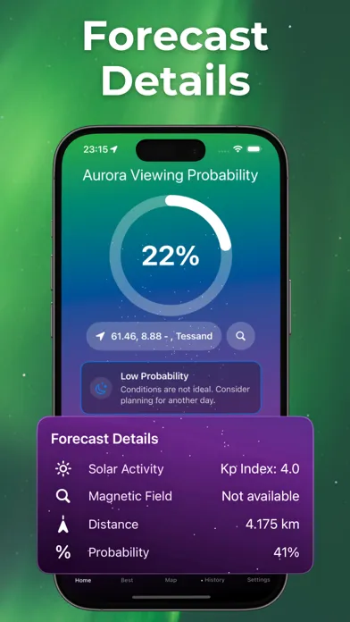 Aurora Forecast Tracker 스크린샷
