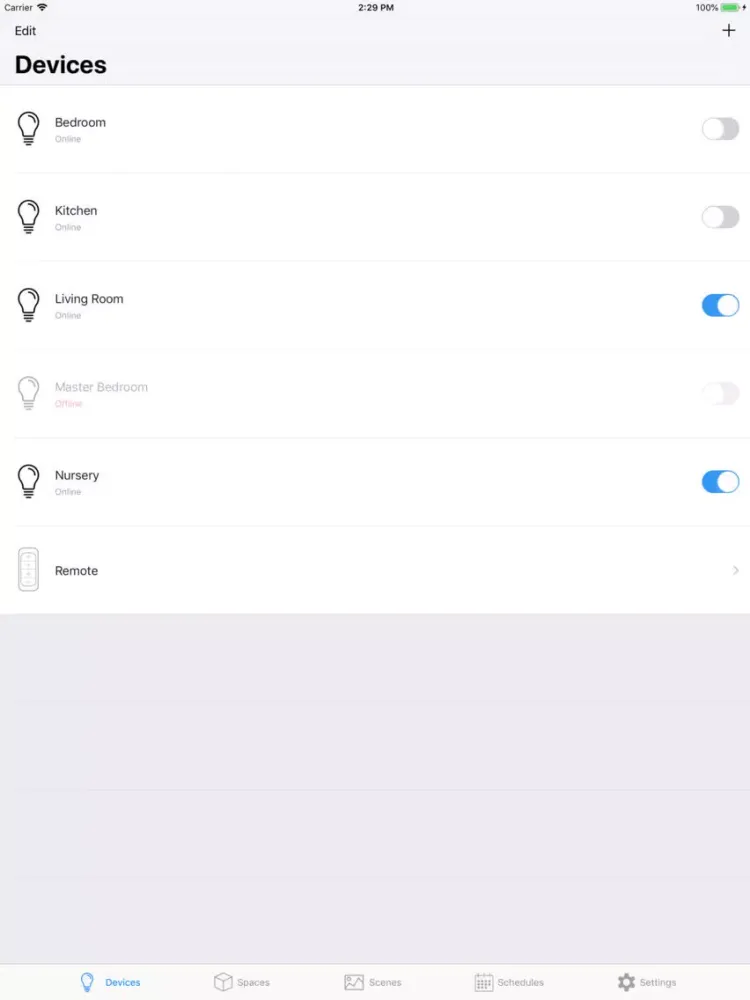 Tangkapan skrin AOne AUS iPad 