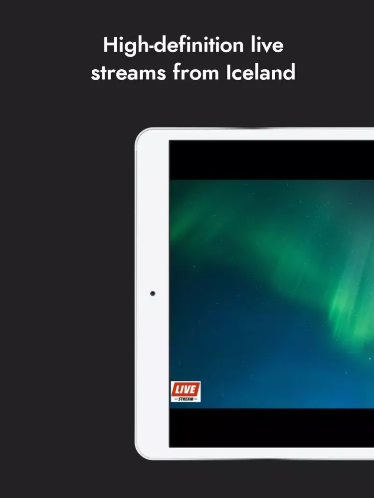 Captures d'écran de Live Aurora Network Iceland iPad 