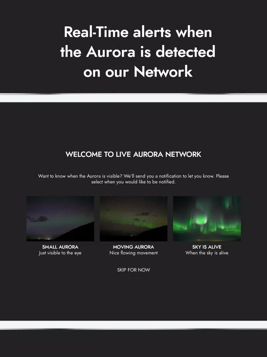 Live Aurora Network Iceland iPad  سکرین شاٹس