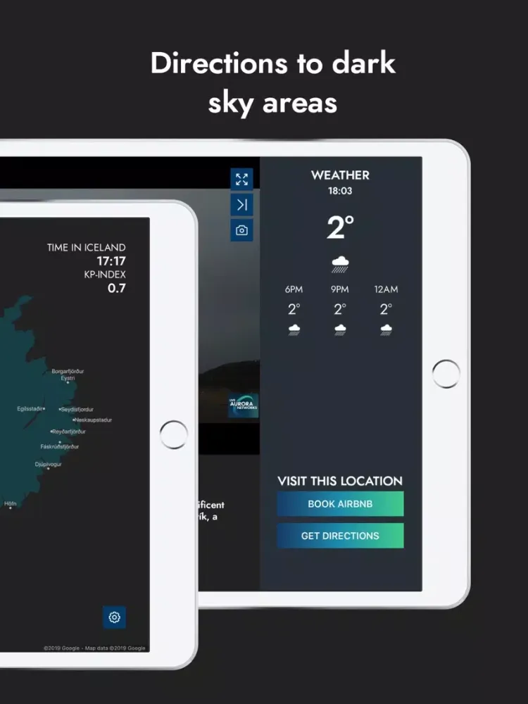 Captures d'écran de Live Aurora Network Iceland iPad 