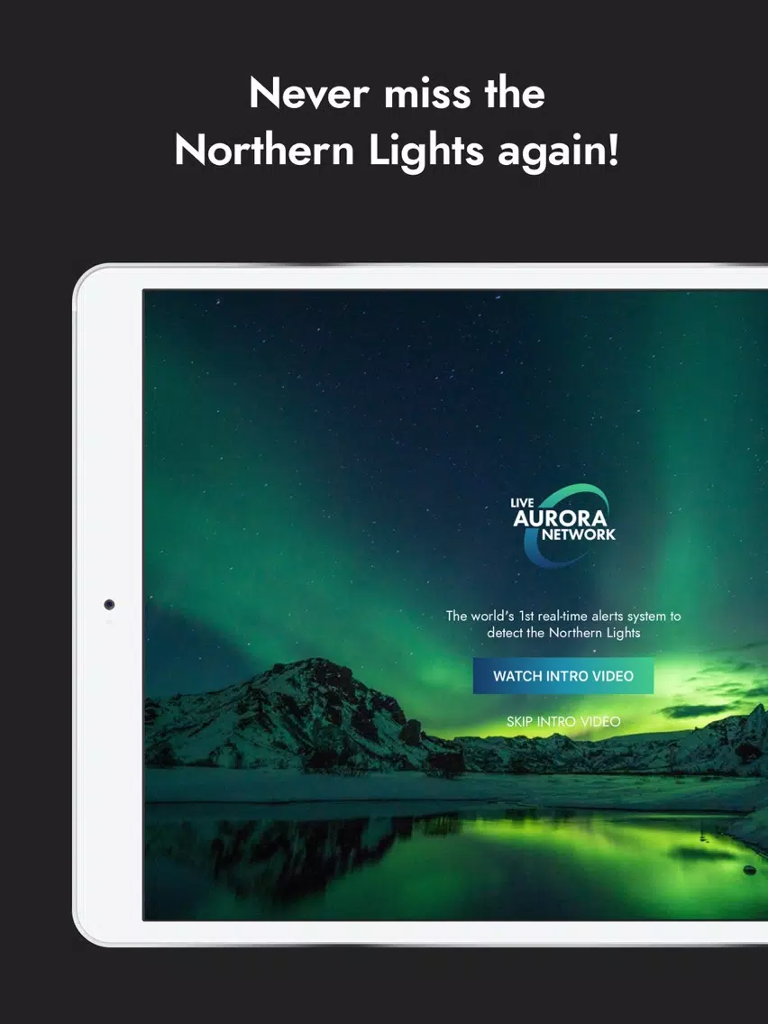 Live Aurora Network Iceland iPad  سکرین شاٹس