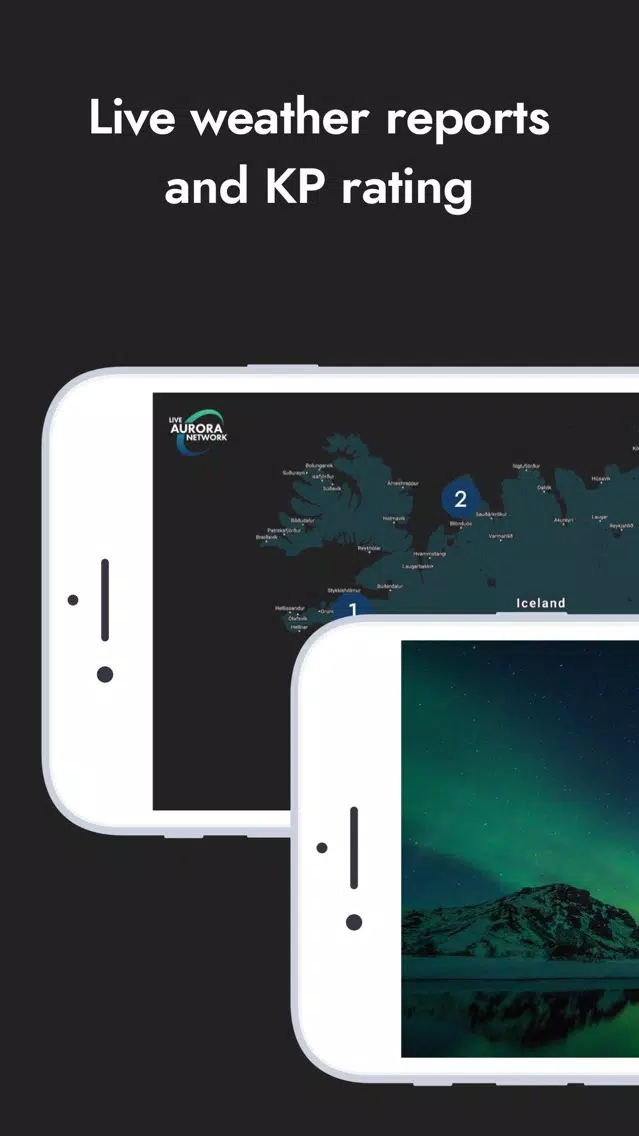 Live Aurora Network Iceland سکرین شاٹس