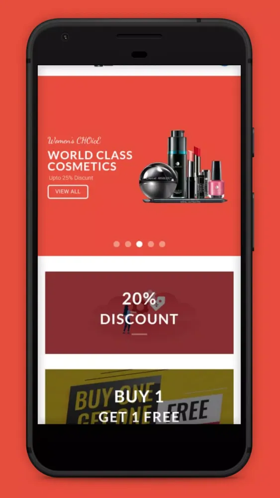 Aurora eCommerce Store App Screenshots