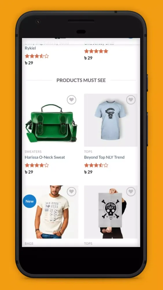 Aurora eCommerce Store App Screenshots