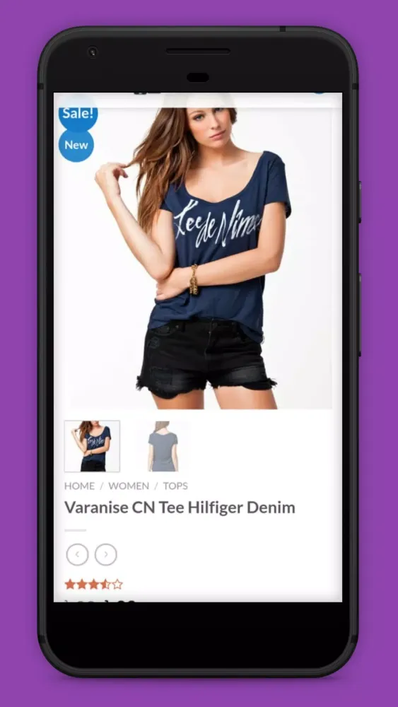 Aurora eCommerce Store App Screenshots