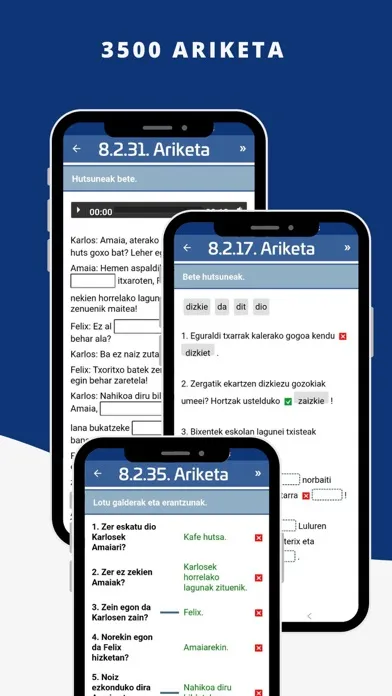 Zrzuty ekranu BOGA2 - euskara ikasten