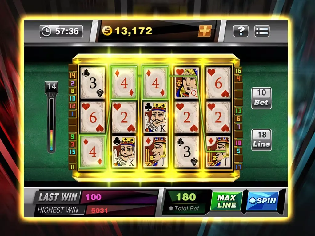 Captures d'écran de Slot Poker iPad 