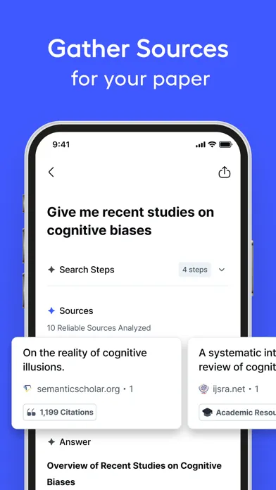 Liner: AI Search with Sources Screenshots