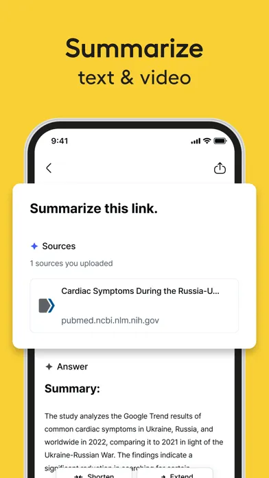 Liner: AI Search with Sources Screenshots