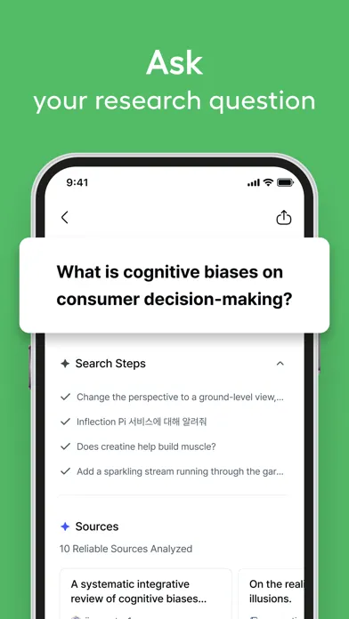 Liner: AI Search with Sources Screenshots