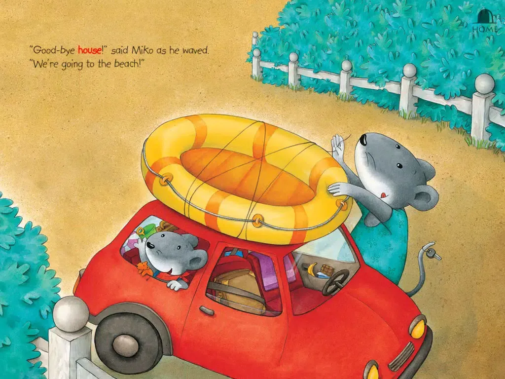 Miko Goes on Vacation: An interactive bedtime story book for kids about Miko’s first beach holiday, where he enjoys swimming and making new friends, by Brigitte Weninger illustrated by Stephanie Roehe. (iPad “Lite” version; by Auryn Apps) iPad  سکرین شاٹس