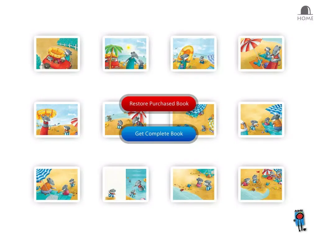 Miko Goes on Vacation: An interactive bedtime story book for kids about Miko’s first beach holiday, where he enjoys swimming and making new friends, by Brigitte Weninger illustrated by Stephanie Roehe. (iPad “Lite” version; by Auryn Apps) iPad  سکرین شاٹس