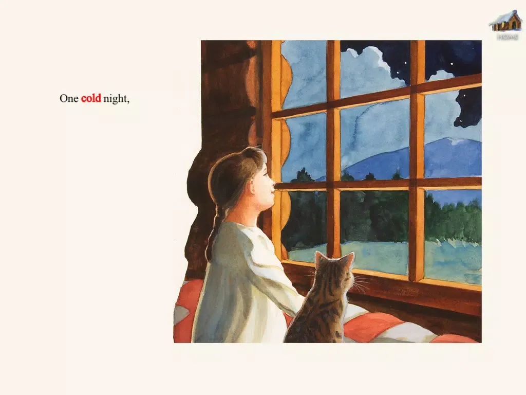 Capturas de tela do One Cold Night is a fanciful and interactive bedtime story book for kids which describes the onset of Winter, depicting the Mythical tale of Winter in the native American tradition, by Claire Ewart (iPad Lite Version, by Auryn Apps) iPad 