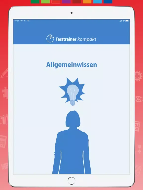 Скриншоты Test Allgemeinwissen iPad 