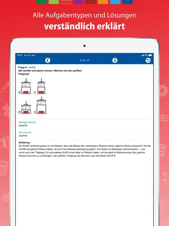 Скриншоты Test Allgemeinwissen iPad 