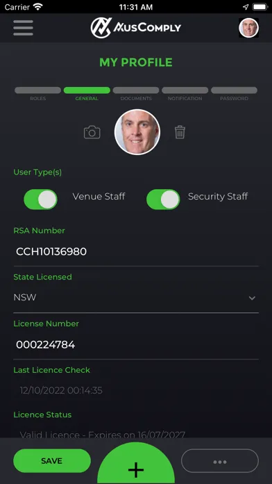 Tangkapan layar AusComply - Digital Compliance