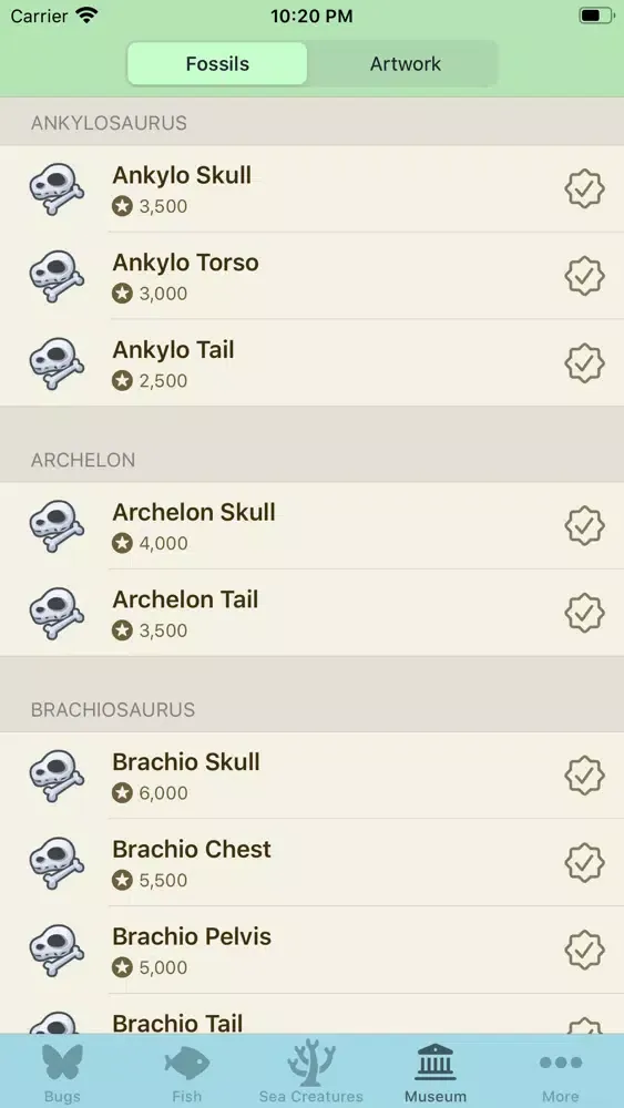 Capturas de pantalla de ACNH Island Guide