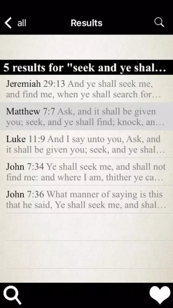 Capturas de tela do Ye Shall Find - for iPhone