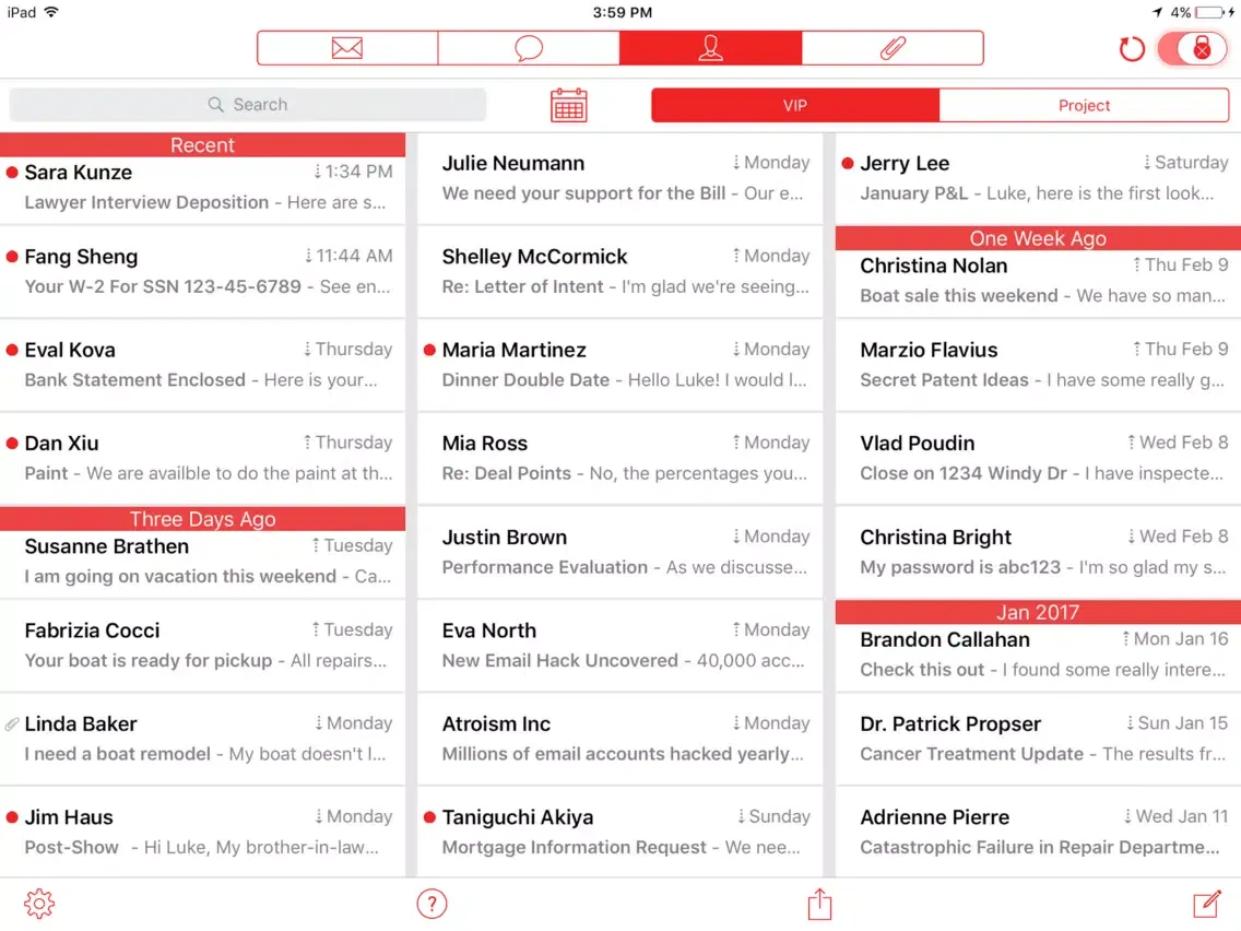 ExtraSecure - Encrypted End-to-End Private Email iPad  سکرین شاٹس