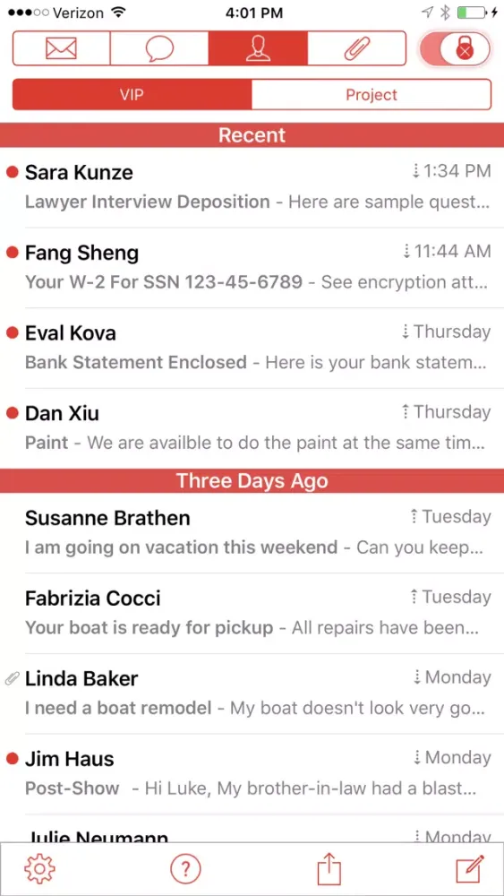 ExtraSecure - Encrypted End-to-End Private Email سکرین شاٹس