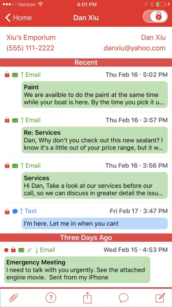 ExtraSecure - Encrypted End-to-End Private Email سکرین شاٹس