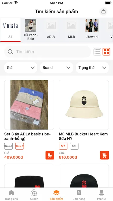 Zrzuty ekranu Anista