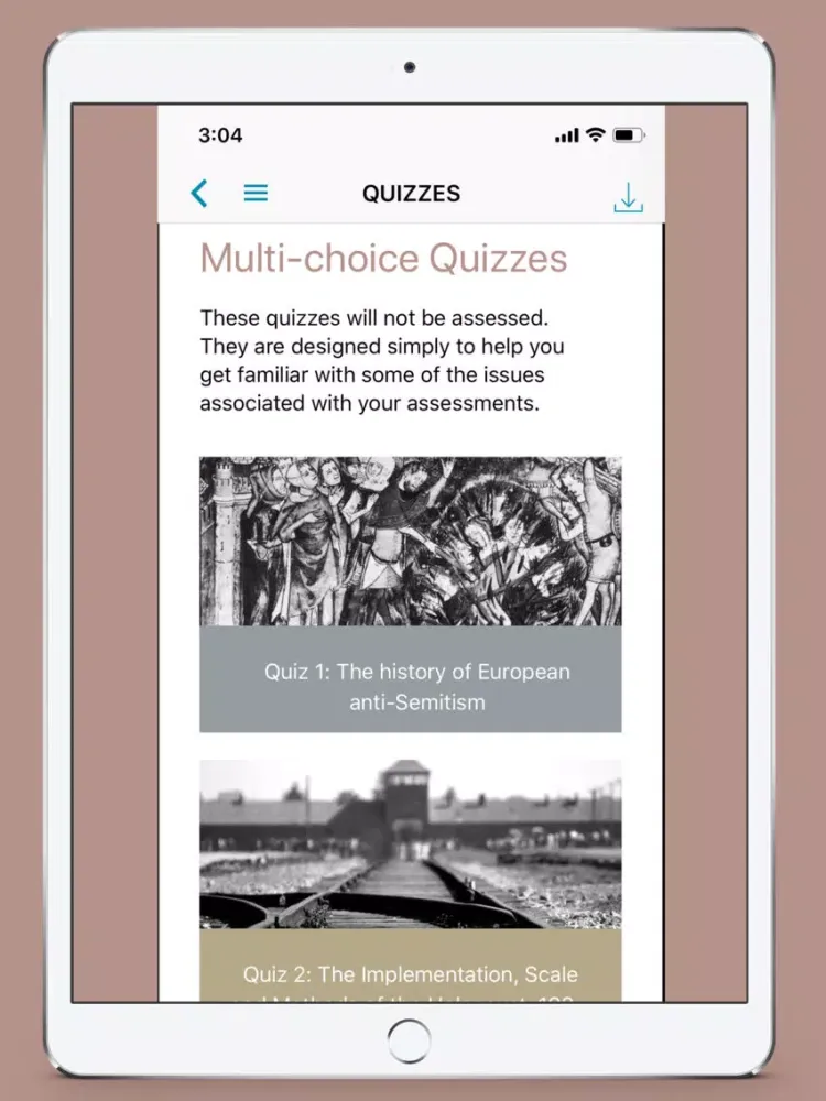 تصاویر The Holocaust iPad 
