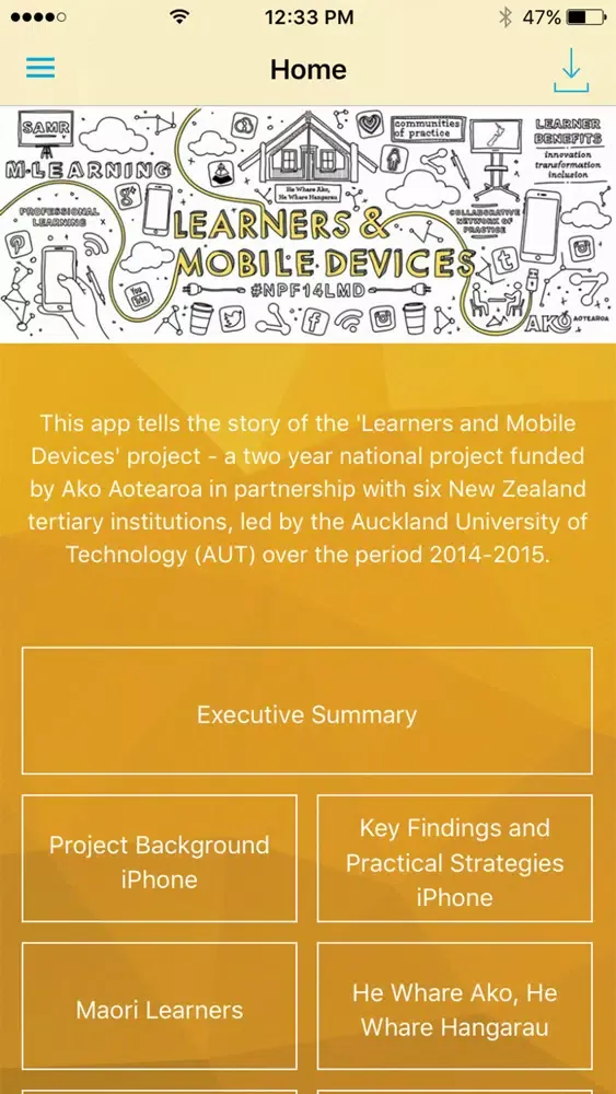 Tangkapan layar Learners and Mobile Devices