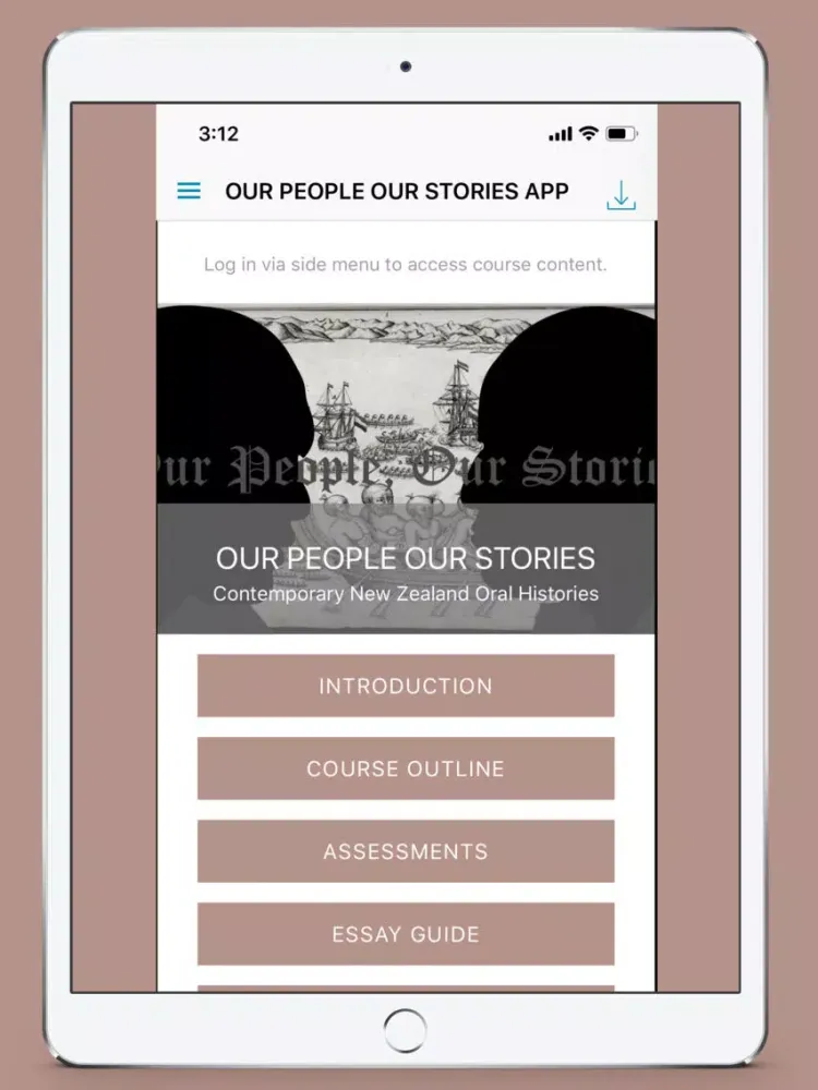 Our People Our Stories iPad  スクリーンショット