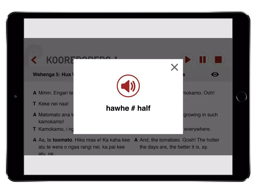 Pukapuka Kōrero Tahi iPad  سکرین شاٹس