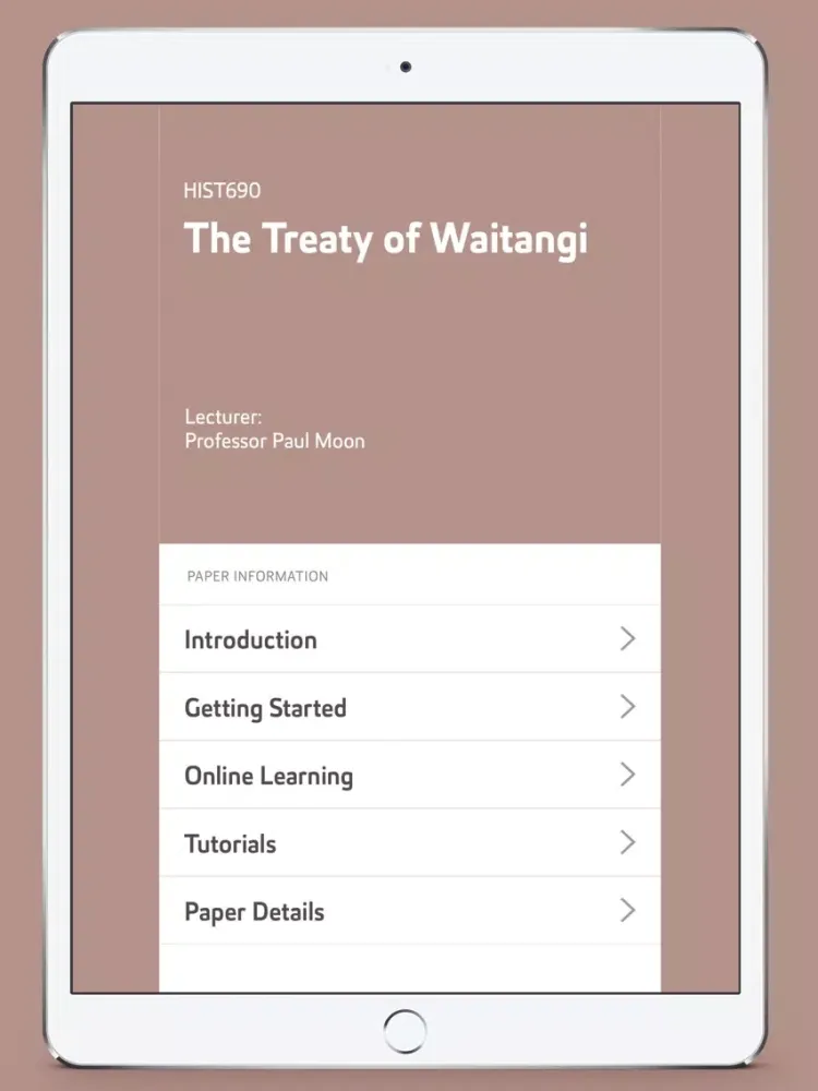 Capturas de pantalla de Treaty of Waitangi iPad 