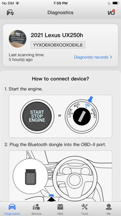 MaxiAP Diag Screenshots
