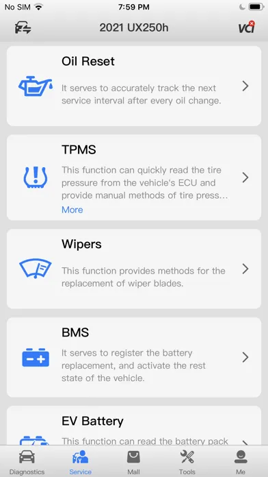 MaxiAP Diag Screenshots