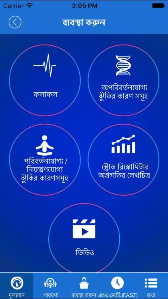 Stroke RiskoMeter BengaliLite स्क्रीनशॉट