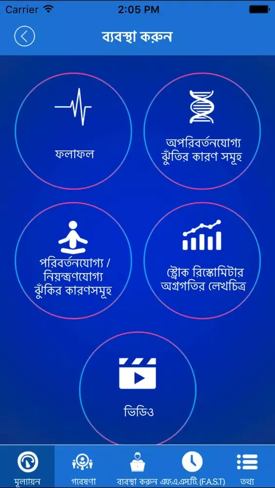 Stroke RIskoMeter Bengali স্ক্রিনশট