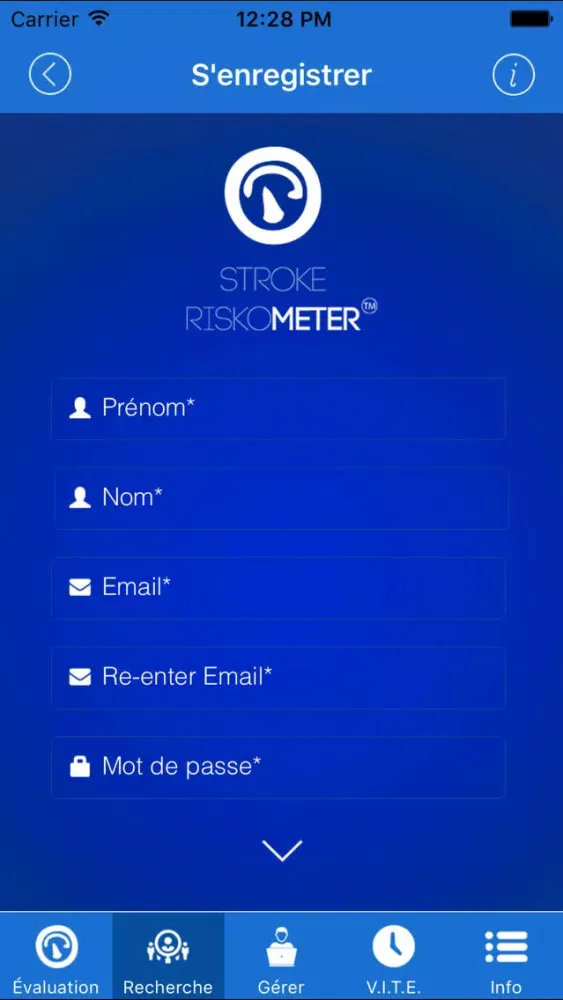 Capturas de pantalla de Riskomètre de l'AVC Pro