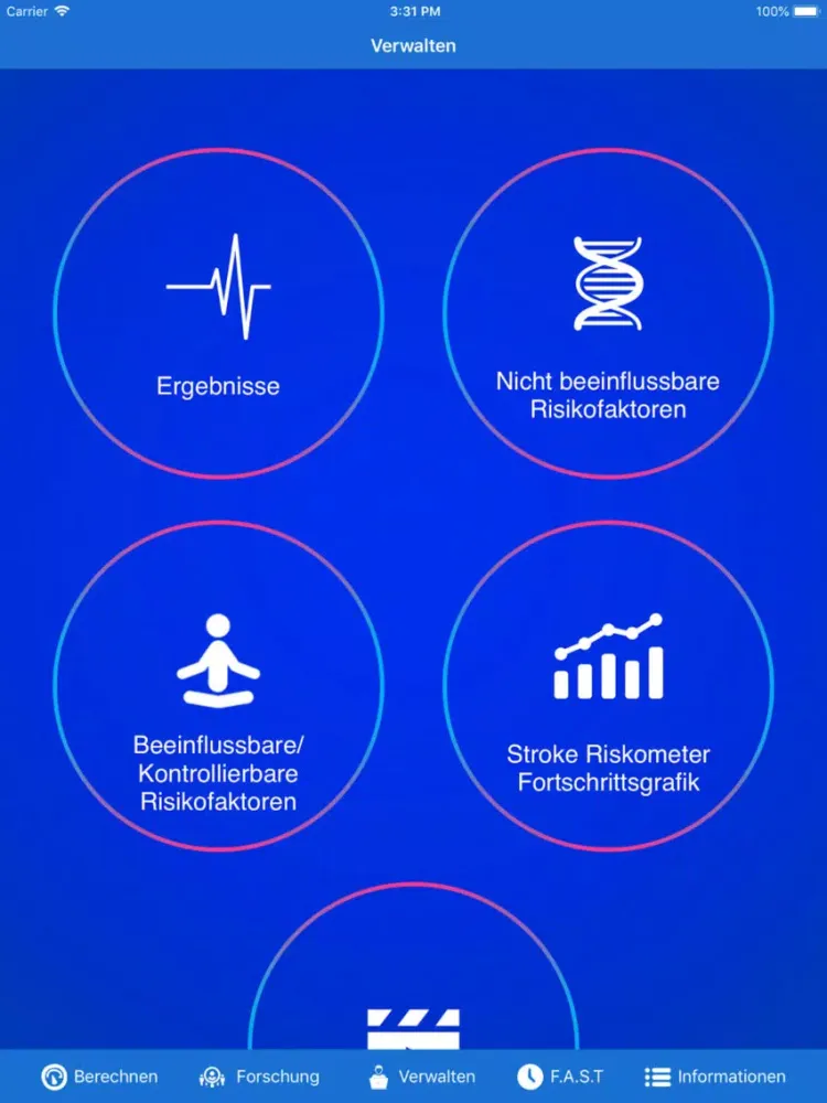 Stroke Riskometer German Lite iPad  स्क्रीनशॉट