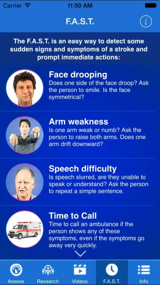 Screenshot di Stroke Riskometer