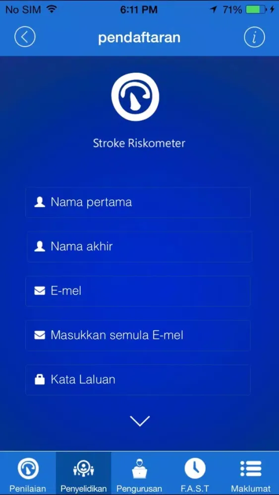 Strok Riskometer Ekran Görüntüleri