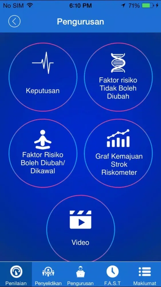 Strok Riskometer Ekran Görüntüleri