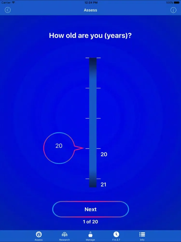 Скриншоты Stroke Riskometer Pro iPad 