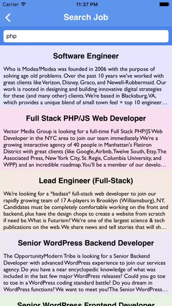 IT Job Ekran Görüntüleri