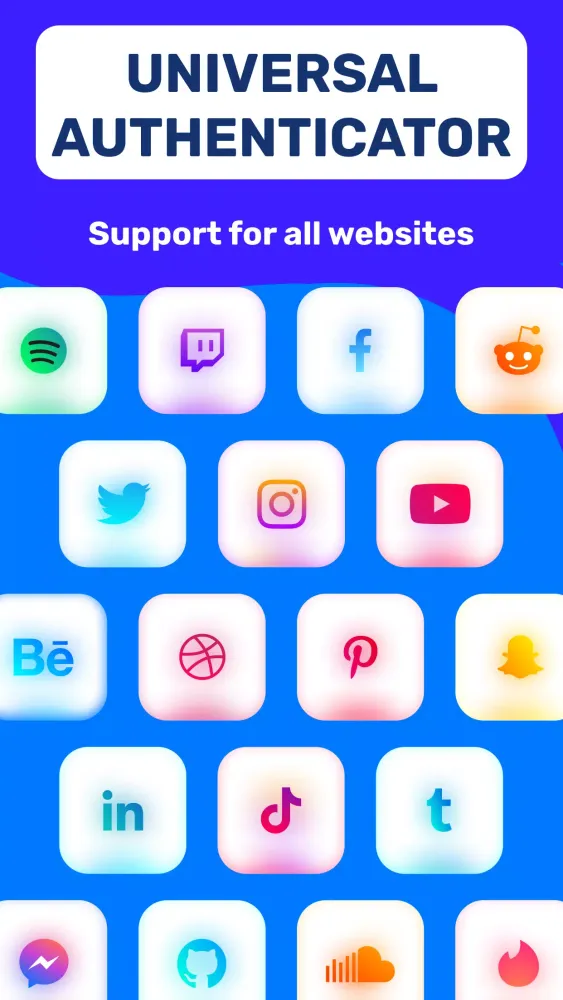 Tangkapan skrin Authenticator App