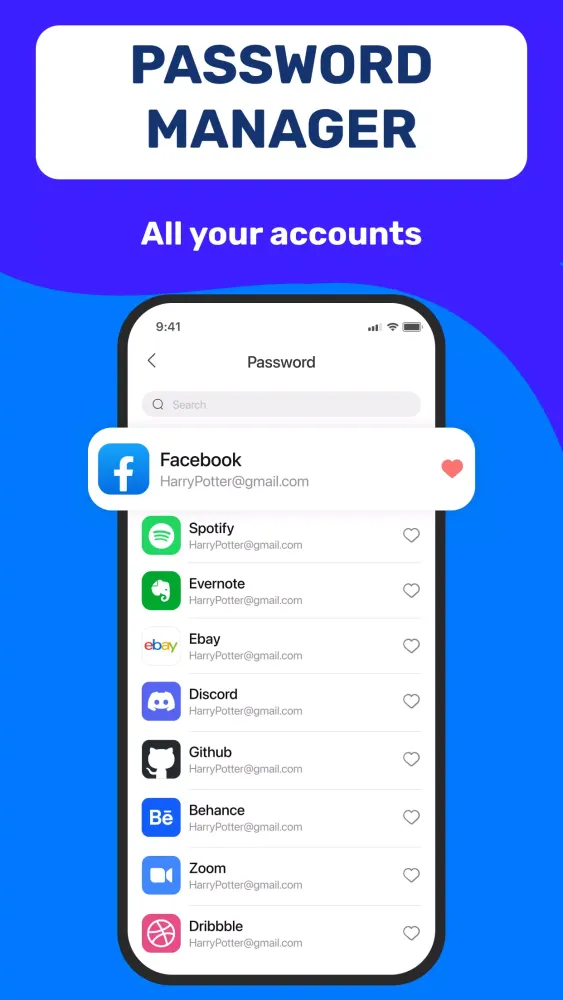 Tangkapan skrin Authenticator App