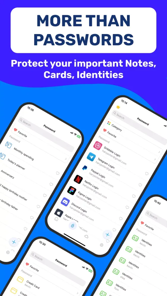 Tangkapan skrin Authenticator App