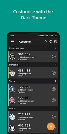 Ảnh chụp màn hình của TOTP Authenticator – 2FA Cloud