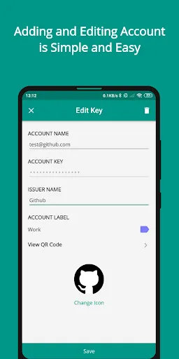 Ảnh chụp màn hình của TOTP Authenticator – 2FA Cloud